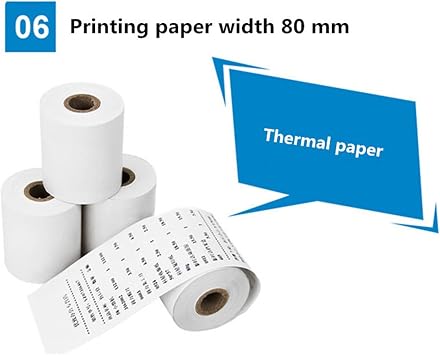 Supermarket Takeaway Retail POS Cashier Automatic Order Acceptance USB Network Port Bluetooth WIFI Thermal Receipt Printer(USB and BT)