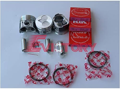 for KUBOTA engine rebuild D722 oversized piston and piston ring +0.50mm