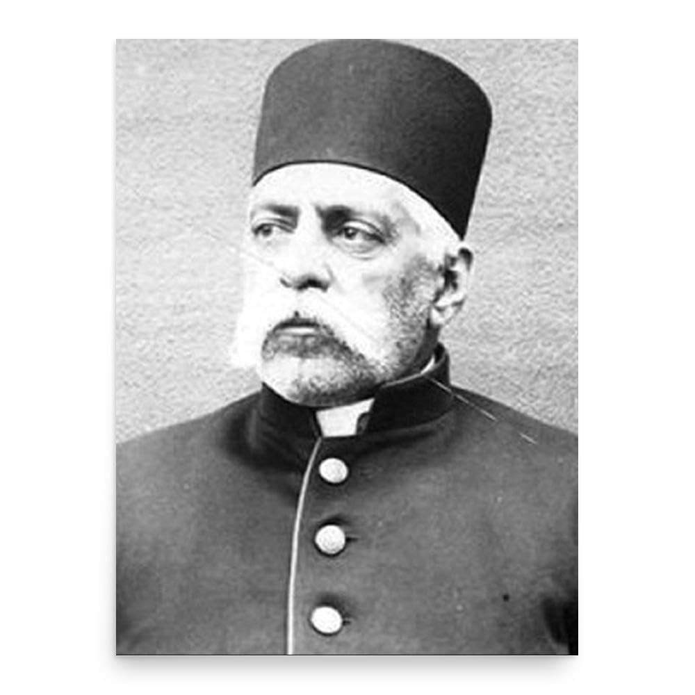 Abdol-Hossein Farman Farma Poster Print - Wall Art for Home Decor Office Living Room Bedroom, No Frame, Large 18"x24"
