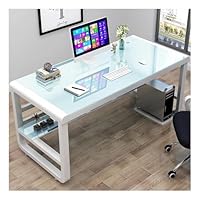 Amazon.co.jp: ゲームテーブルパソコンデスクオフィスデスク強化ガラス