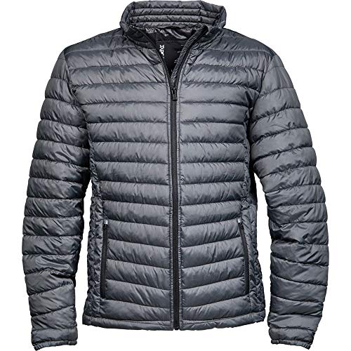 Tee Jays Mens Padded Zepelin Jacket (XL) (Space Grey)