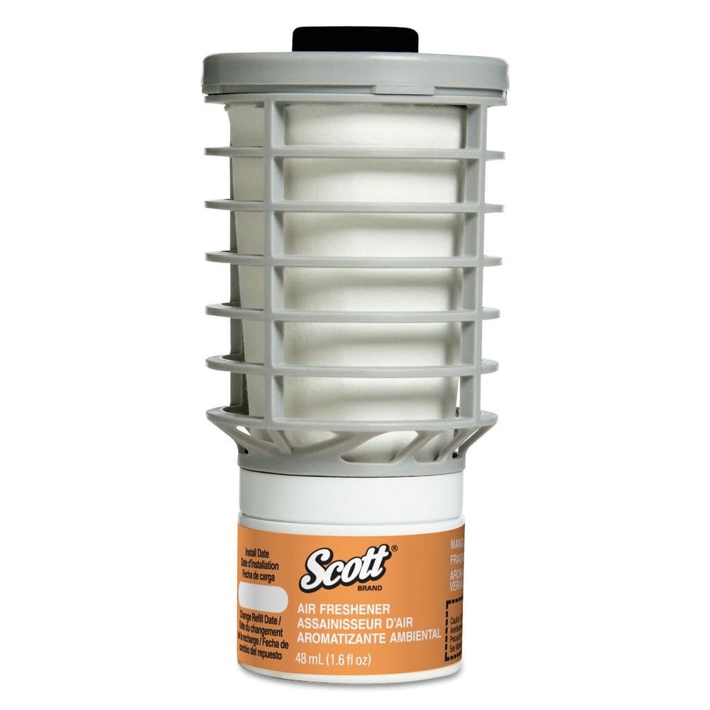Scott Essential Air Freshener Refill (91067), Citrus, Automatic / Continuous Release, 6 Refills / Case