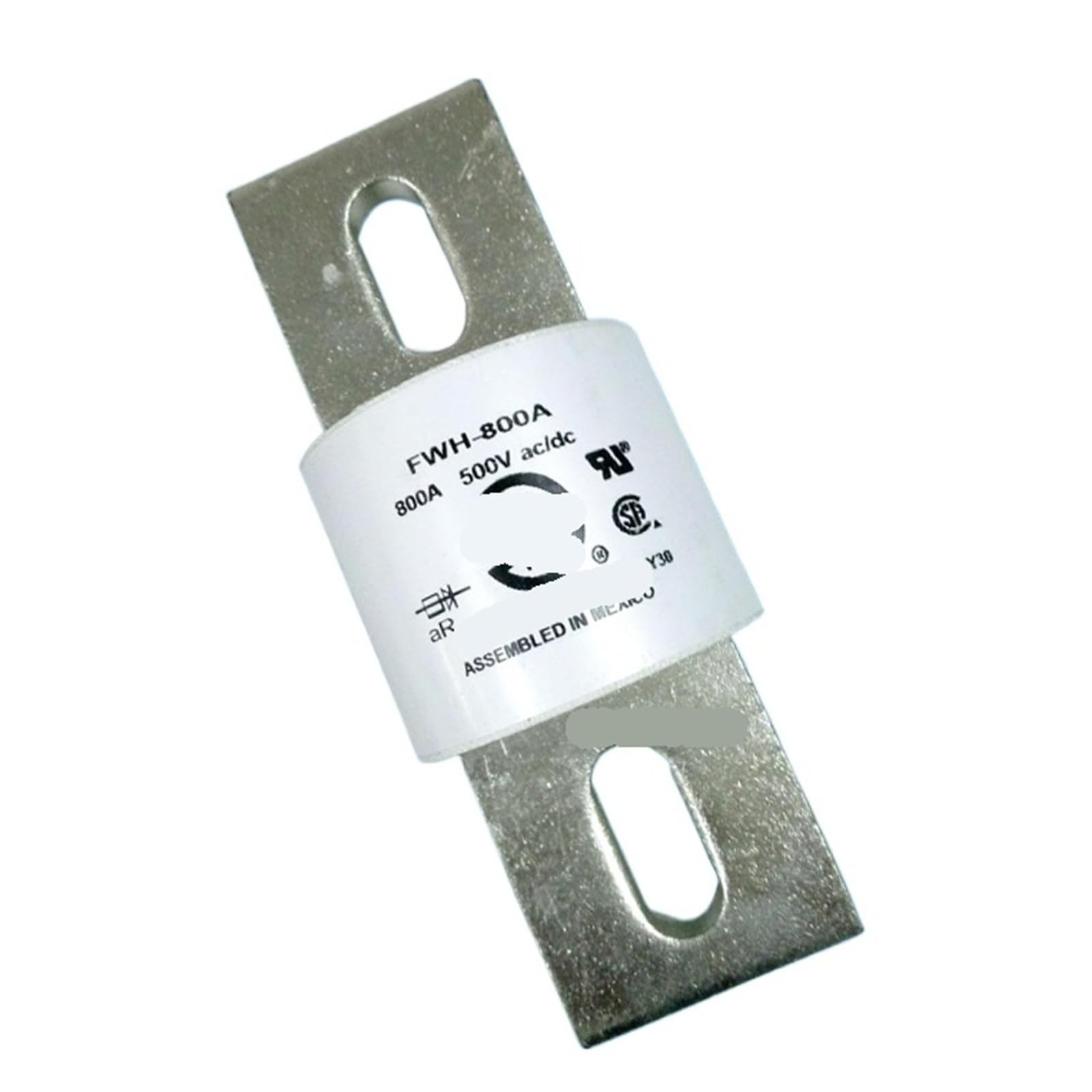 Fusible FWH-800A CC 500 Vca 500 Vcc cartouche cylindrique de puissance