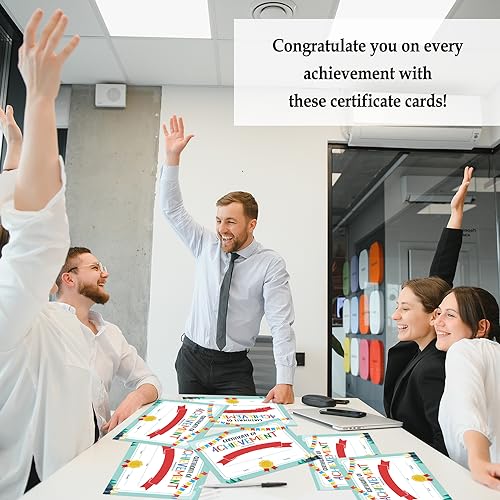 Colorful Classroom Certificate of Achievement, 25 Pcs Award Certificates, Certificates of Completion Recognition for Children and Parents, Teachers and Students, School Graduation Diploma -03 - Image 5