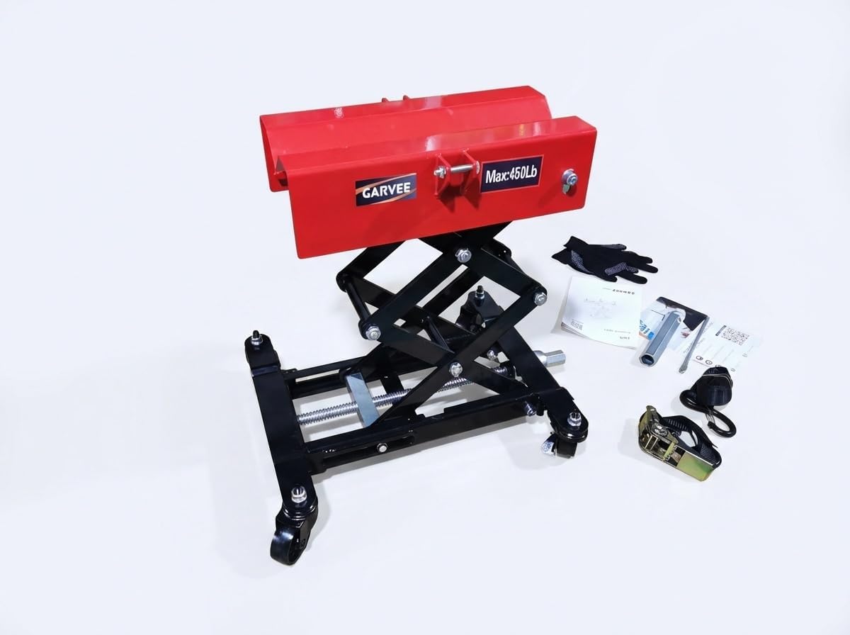 Garvee 450 LBS Auto Repair Lifting Jack - Heavy-Duty Transmission Jack for Easy Vehicle Maintenance and Transmission Replacement