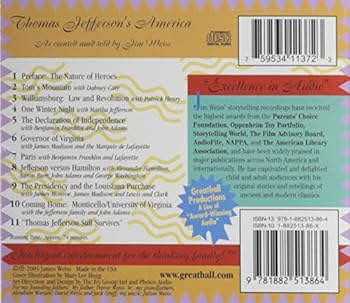 Audio CD Thomas Jefferson's America Book