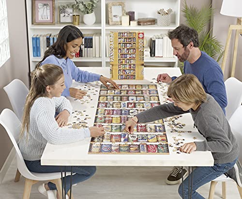 Educa - 11053 - Puzzle Panorama - Soft Cans - 2000 pièces