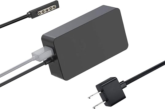 Fancy Buying 48W 12V 3.6A Portable Charger for Microsoft Surface Pro 2 Surface Pro 1 & Surface RT Tablet, Windows 8 Tablet 1536 with 5V/1A USB Charging 6Ft Power Cord