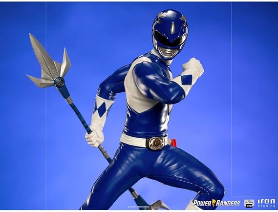 Iron Studios Power Rangers Blue Ranger 1/10 Scale | Power Rangers | 7 inches Collectible Figure