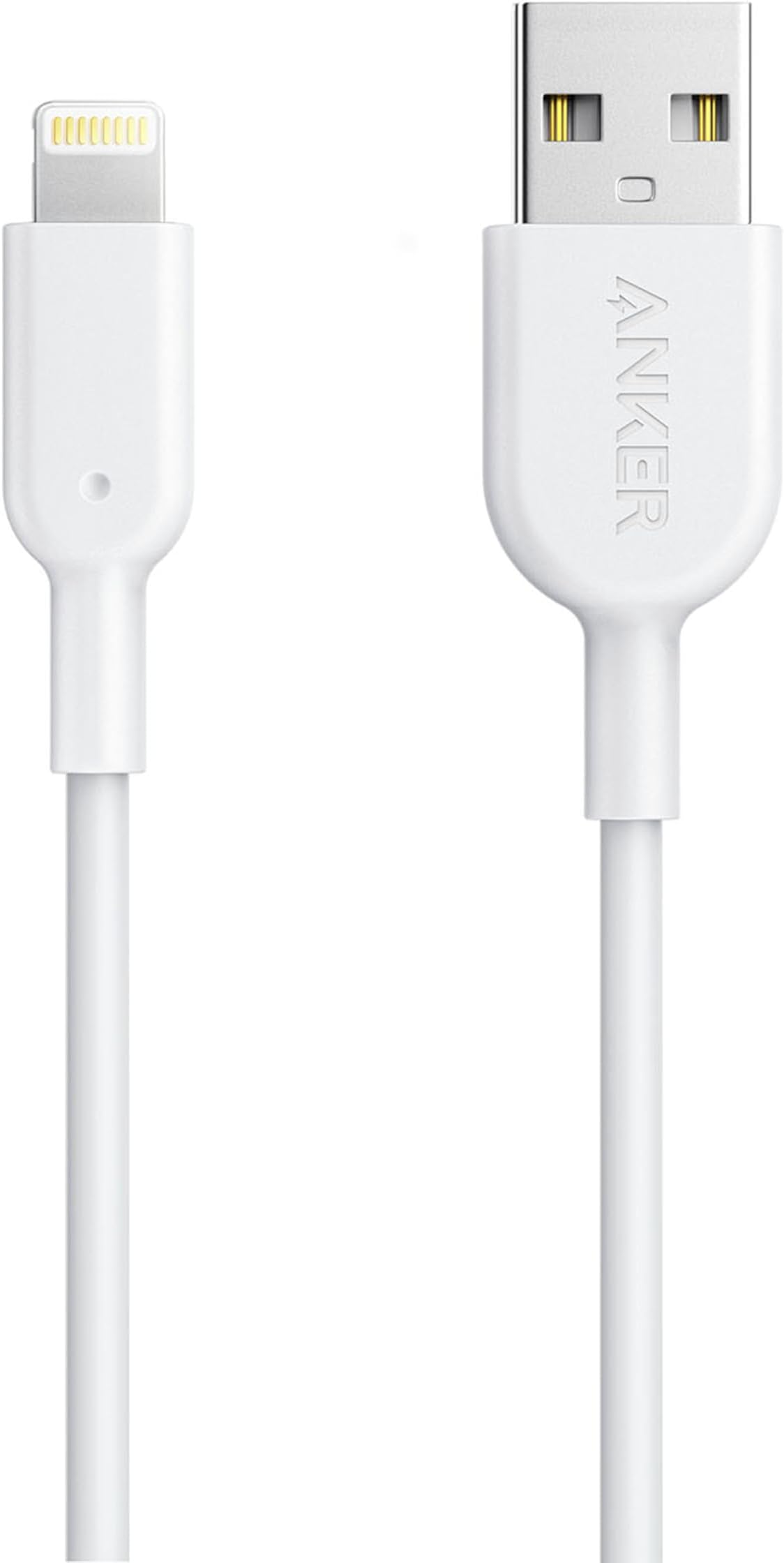 Anker Powerline II Lightning Cable, [3ft MFi Certified] USB Charging/Sync Lightning Cord Compatible with iPhone SE 11 11 Pro 11 Pro Max Xs MAX XR X 8 7 6S 6 5, iPad and More (White)