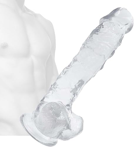 Juguete de silicona suave de 9 pulgadas, polla de silicona realista, material seguro para estimulación de clitioral, polla realista para hombres con