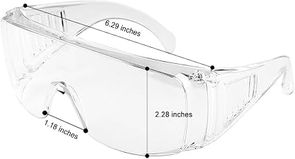 Occhiali protettivi da lavoro, anti polvere e anti schizzo, adatti per la  guida, l'uso medico, la trapanatura, la manutenzione di veicoli : Amazon.it:  Fai da te