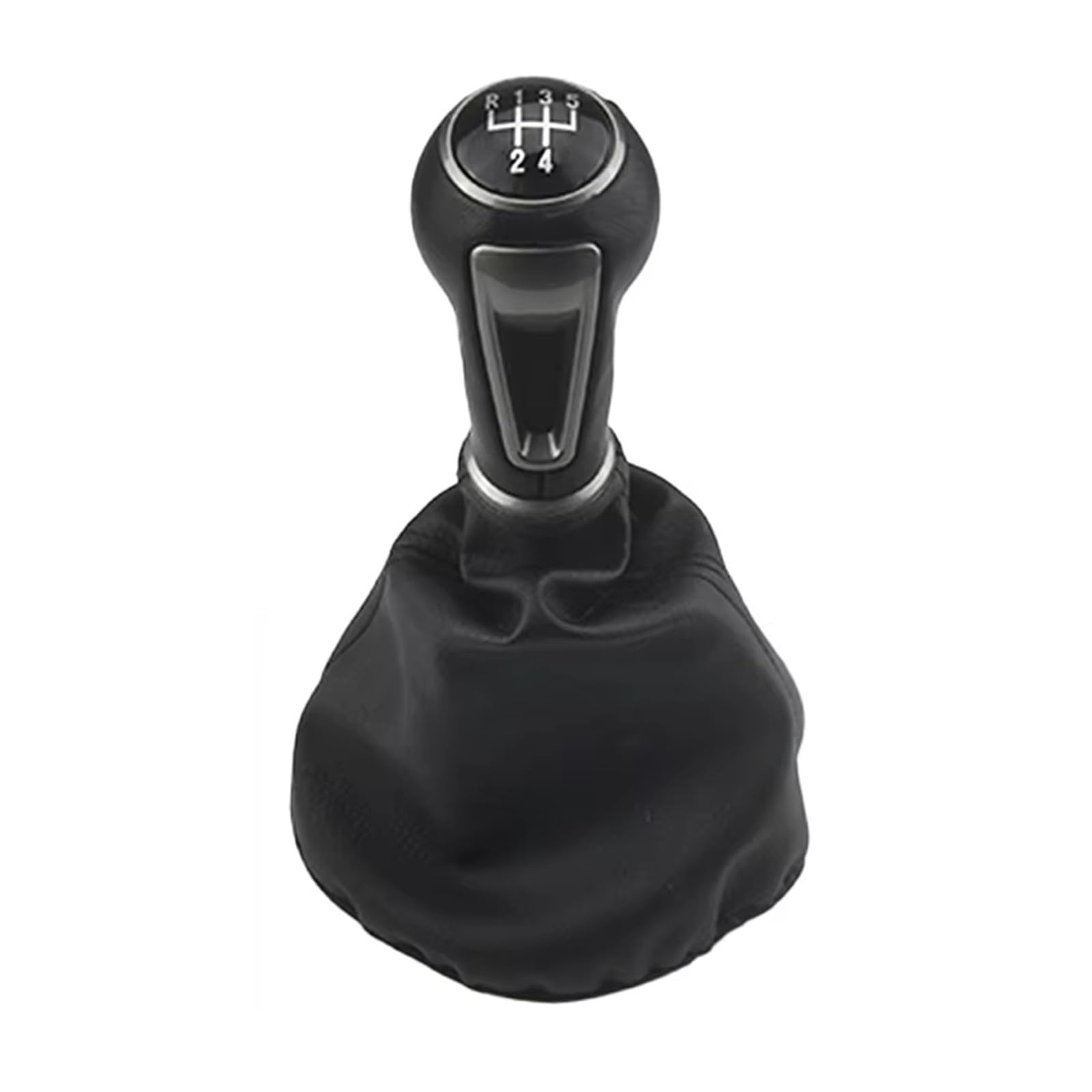 EFDDTBHE Compatible with SEAT for Ibiza IV Car Gear Shift Shifter Knob Lever with Cover 5/6 Speed Shifter Handle(5 Speed)