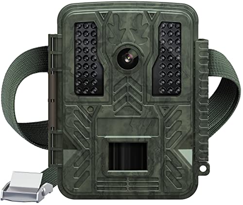 Wildkamera 32MP 4K HD Video Jagdkamera 46pcs-940nm-IR-LEDs Wildtierkamera mit Klarer 100°No Glow Infrarot, 0.2S Schnelle Trigger Nachtsicht Bewegungsmelder Nachtsichtkamera mit 32G Speicherkarte, IP67 Cover