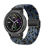 コンパチブル Garmin Vivomove Sport/Vivomove Luxe/vivomove style バンド ナイロン 磁気 バックル付き 換えバンド 編組 スポーツバンド おしゃれ 交換用バンド 交換ベルト スマートウォッチバンド レディース メンズ対応 (12)