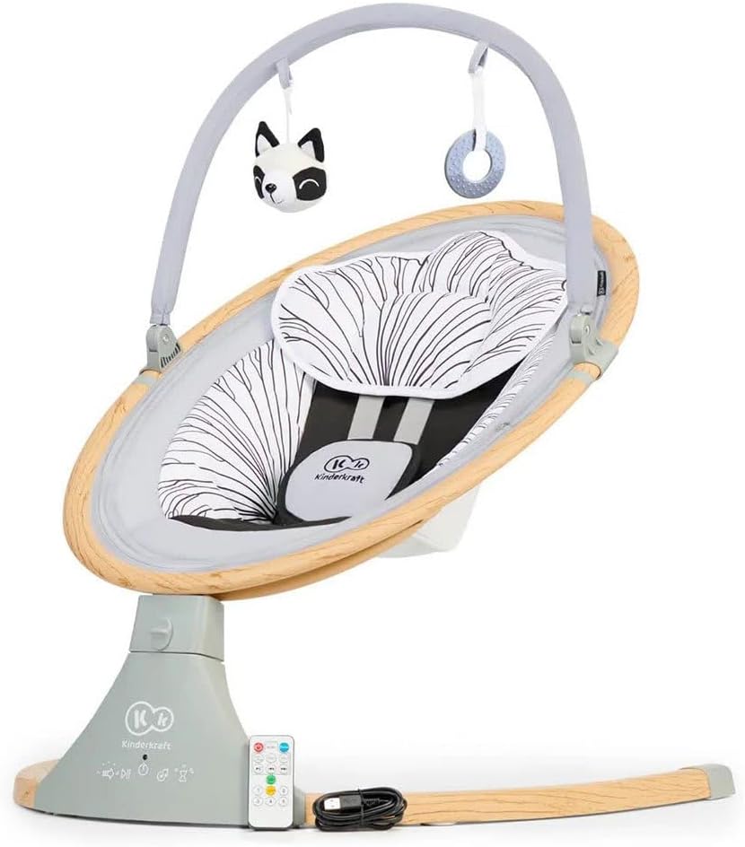 Lumi Swing Wooden Rocking Chair