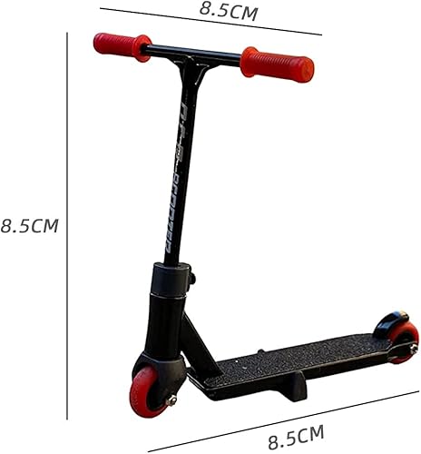 Miniatura 2 de Scooter de dedo con herramientas y zapatos, paquete de accesorios de tabla, 1 juguete negro para niños (scooter negro) Scooter negro,Scooter rojo