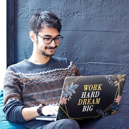 Image of Galaxsia Floral D21 Full Body Vinyl Laptop Skin /Sticker /Cover Upto 15.6 Inches Laptops Laminated-Removable-HD Quality Compatible for Hp-Dell-Sony-Lenovo-Asus etc.(15x10 Inches)