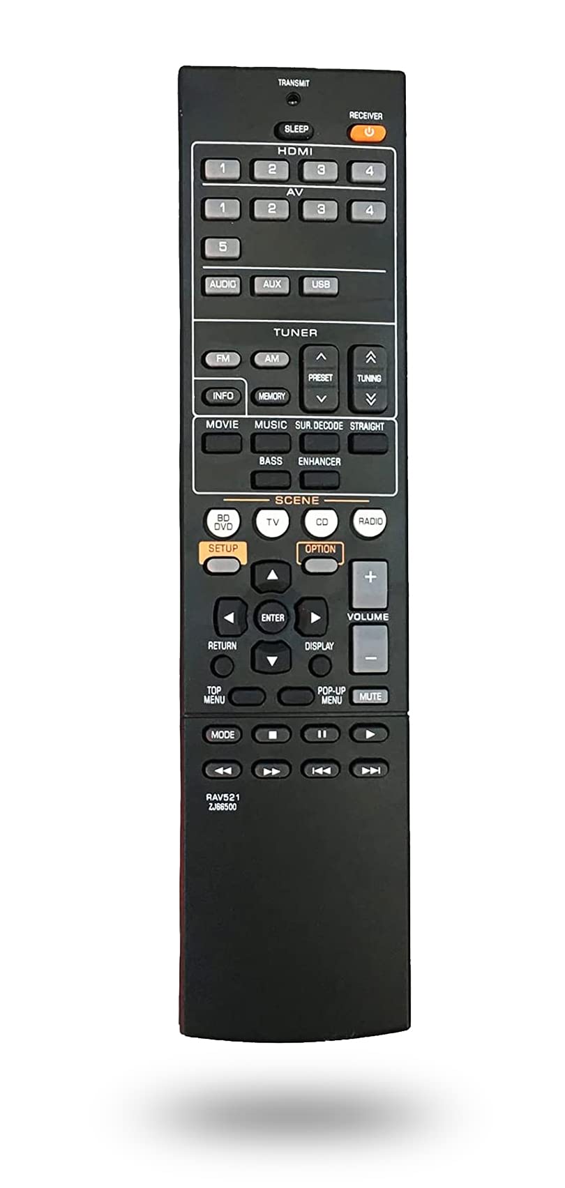 Télécommande récepteur Yamaha RX-V385 RX-V375 et HTR-3067 - 3