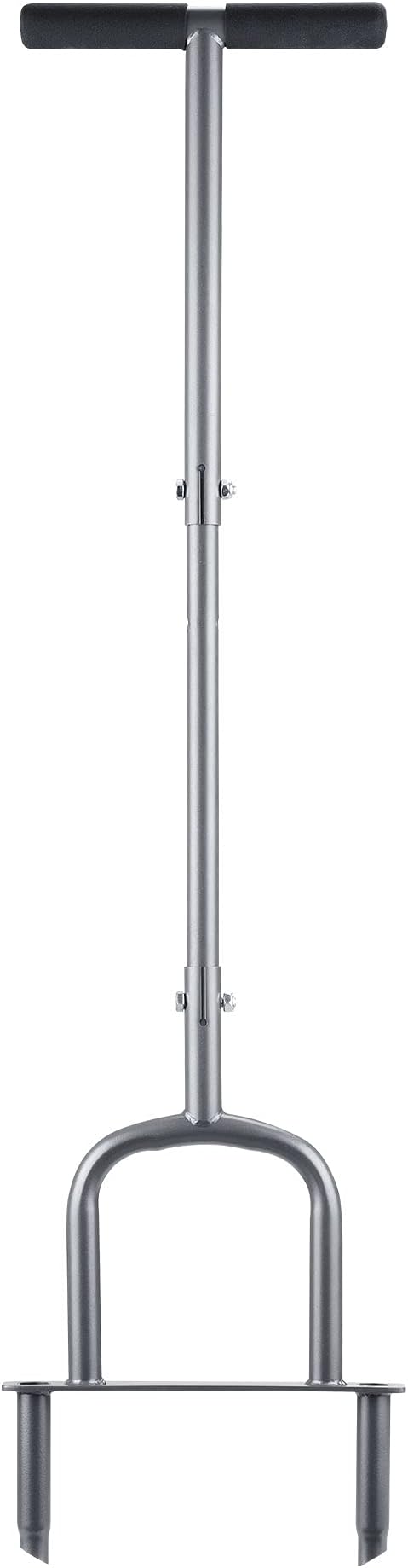 Height Adjustable Manual Lawn Aerator Coring Aerator Hand Core Aerating Tool Heavy Duty Aerator for Compacted soils and Lawns Garden Tools.