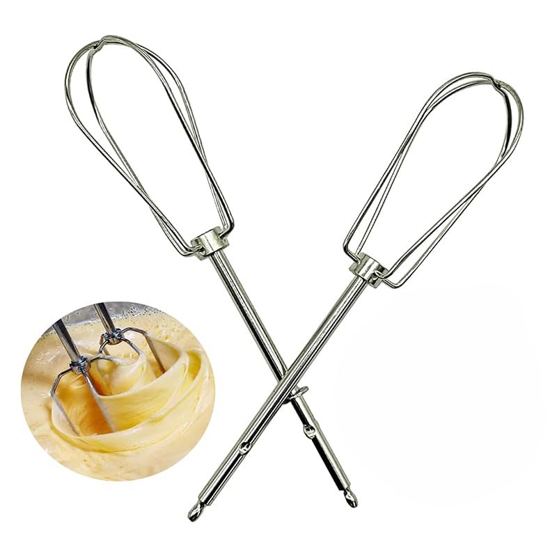 2 Stück Rührbesen Schneebesen aus Edelstahl Ersatz Schneebesen...