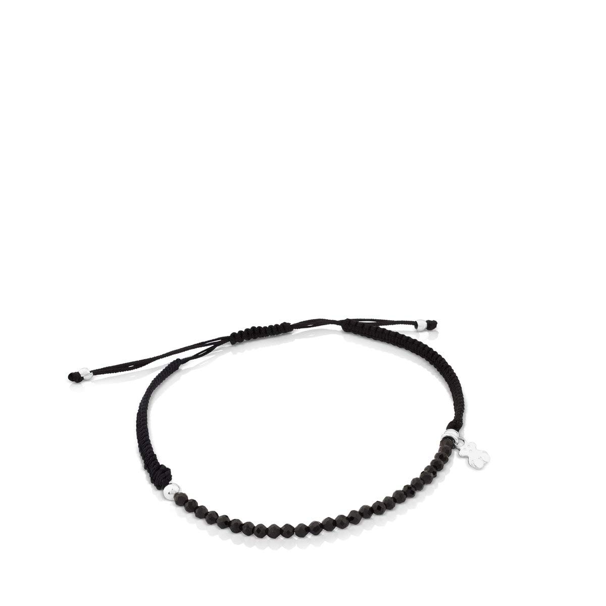 TOUS Pulsera de Espinelas para Mujer con Motivo en Plata de Primera Ley, Delicado y Elegante, Colección Color