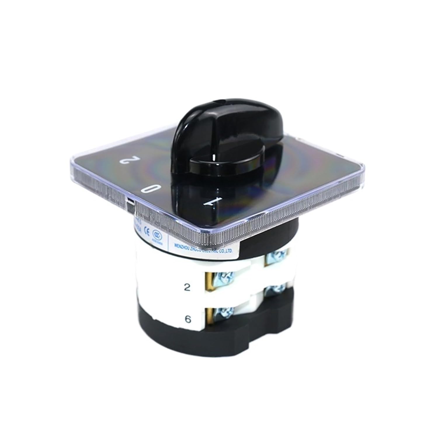 SZL9-50/2 50A AC660V 2 Poles Three Position 8 Screws Panel Reversing Selection Changeover Cam Universal Knob Switch