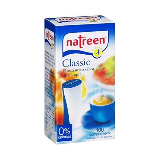 Natreen - Edulcorante comprimidos, 400 comprimidos - [pack de 4]