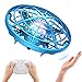 ShinePick Mini Drone pour Enfants, UFO Drone Quadcopter à Commande Manuelle et Télécommandé, Drone Balle à 360° en Rotation avec Lumières LED, Cadeau Jouets Volants pour Adolescents Débutant