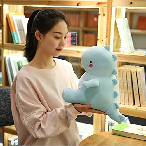 Image of AVS Cute Dinosaur Plush Toys, Fat Dinosaur Stuffed Animals Toys Dolls, Soft Plush Stuffed Dino Plushie, Birthday Gifts for Kids Girl Boys (Blue 20 CM)