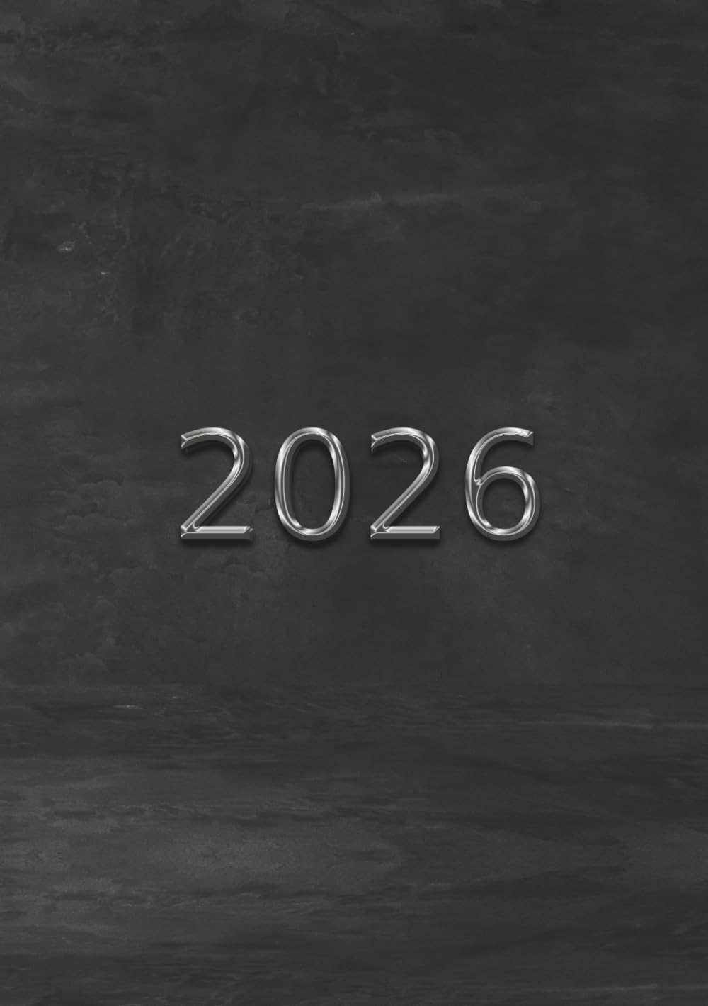 2026: Kleiner Dicker A5 Kalender 1 Tag 1 Seite | Taschenformat Kalenderbuch 394 Seiten | auch Samstag und Sonntag | geeignet als Terminplaner | Tagesplaner | Tagebuch | Notizbuch | Cover Schwarz