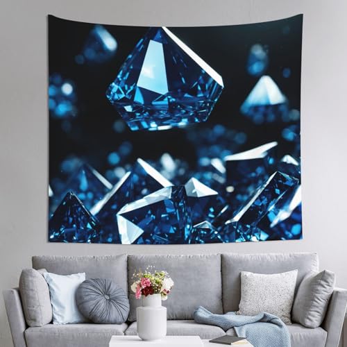 Tapiz grande de 152x130 cm con estampado de diamantes para decorar tu salón o dormitorio