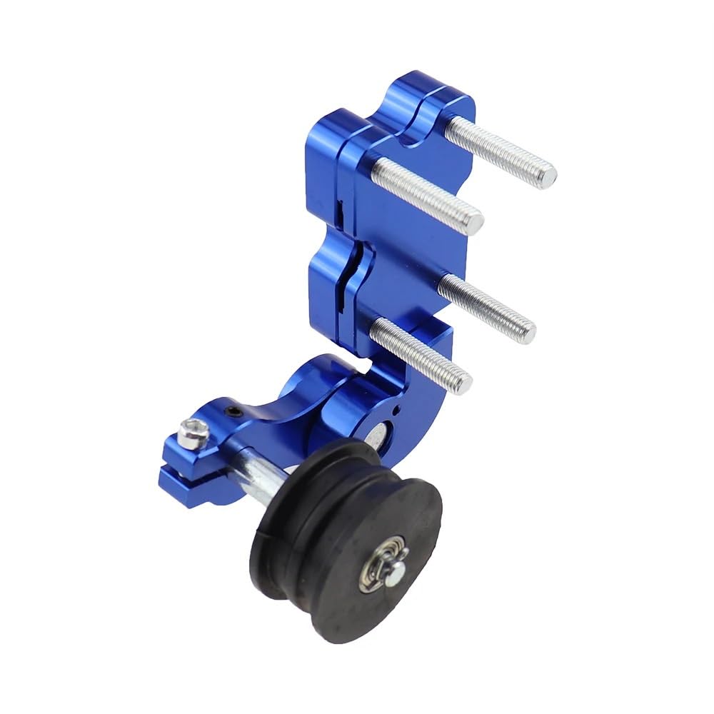 Ajusteur de Chaîne Rouleau tendeur de chaîne de réglage en alliage d'aluminium, pour moto Chopper ATV noir rouge argent bleu Tendeur de Chaîne de Réglage de