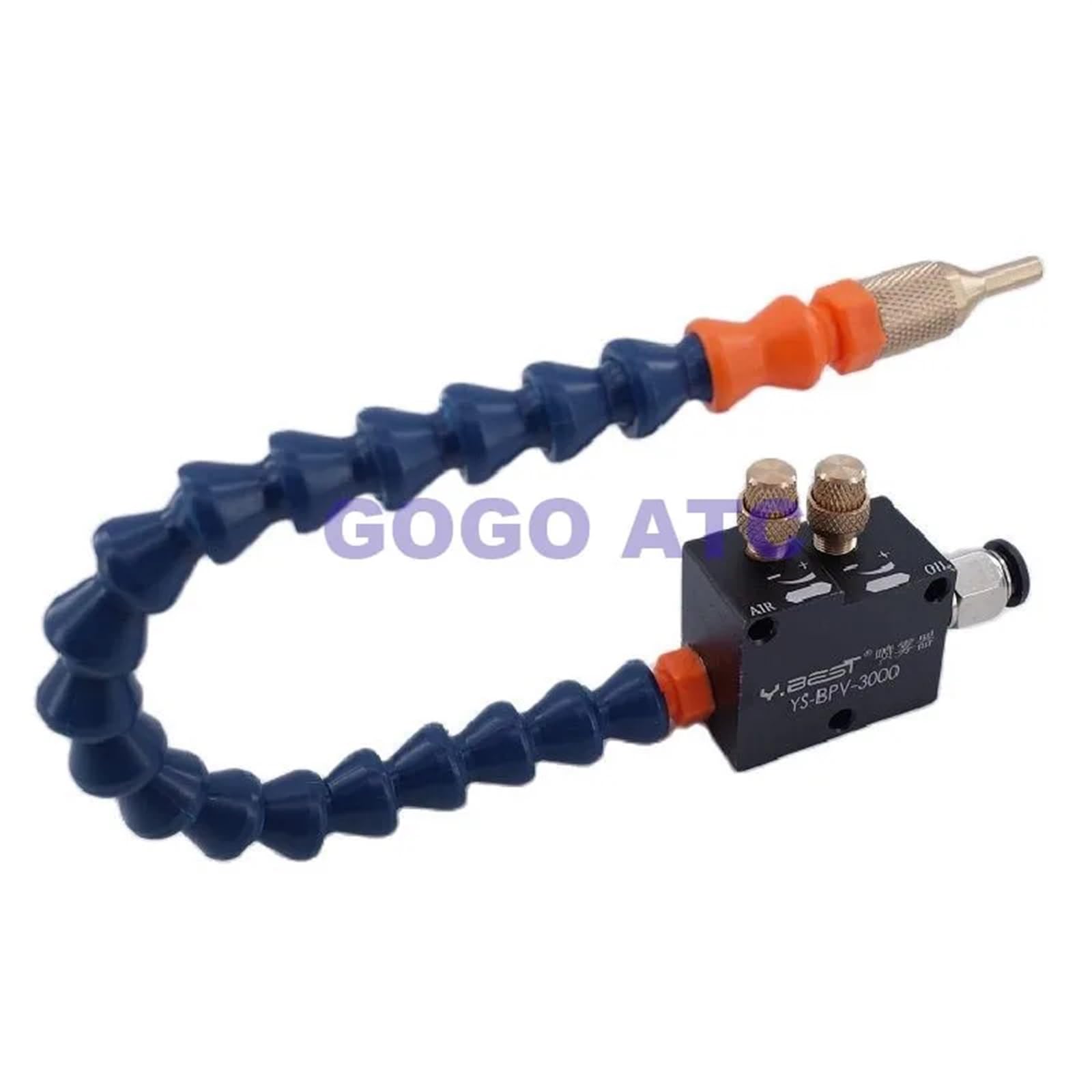 Pneumatisches Werkzeugkühlsprühgerät YS-BPV-3000 Universal-Graviermaschine Sprühgerät Schneidspray Ölpumpenspray Montageluft (Farbe: YS-BPV-3000)
