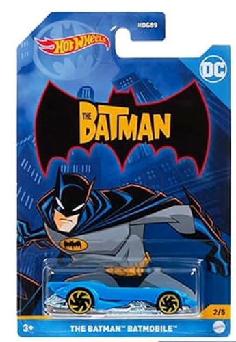 Hot Wheels Batman 2022 Batmobile Pack de 5 Vehículos Diecast miniatura 6