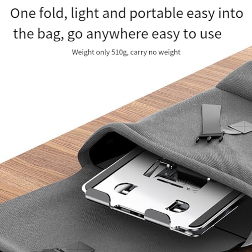 Base universal para laptop con soporte giratorio 360° ajustable miniatura 3