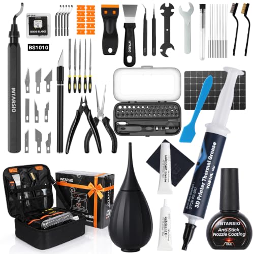 Image of 113Pcs 3D Printer Tool Kit and Accessories with Case incl. Scrapers, Pliers, Files, Deburring, Nozzle Anti-Stick Coating, Lubricant Oil /Grease, Screwdriver Set, for Bambu Lab & all FDM /SLA 3D Printers