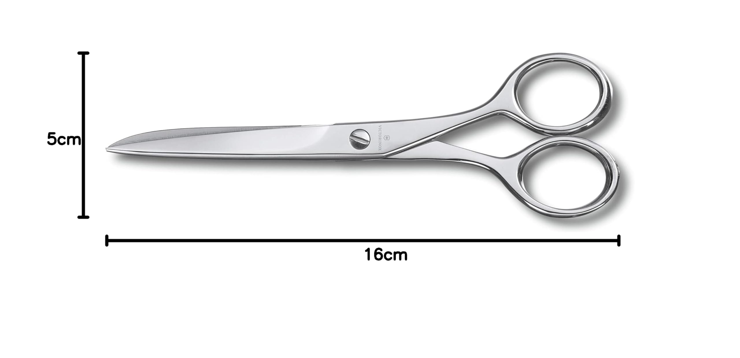 Victorinox, 8.1016.15, Scissors, Haushaltsschere "Sweden", Extra scharfe Klinge, Metallgriff, Grau,