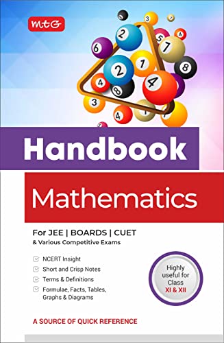 Image of Handbook of Mathematics For JEE, CUET, Boards and Various Competitive Exams