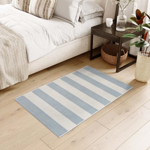 Sungea Blue Striped Fall Front Door Mat Outside Entrance 2'x3' Outdoor Rug by Sungea - Used condition - Image 9