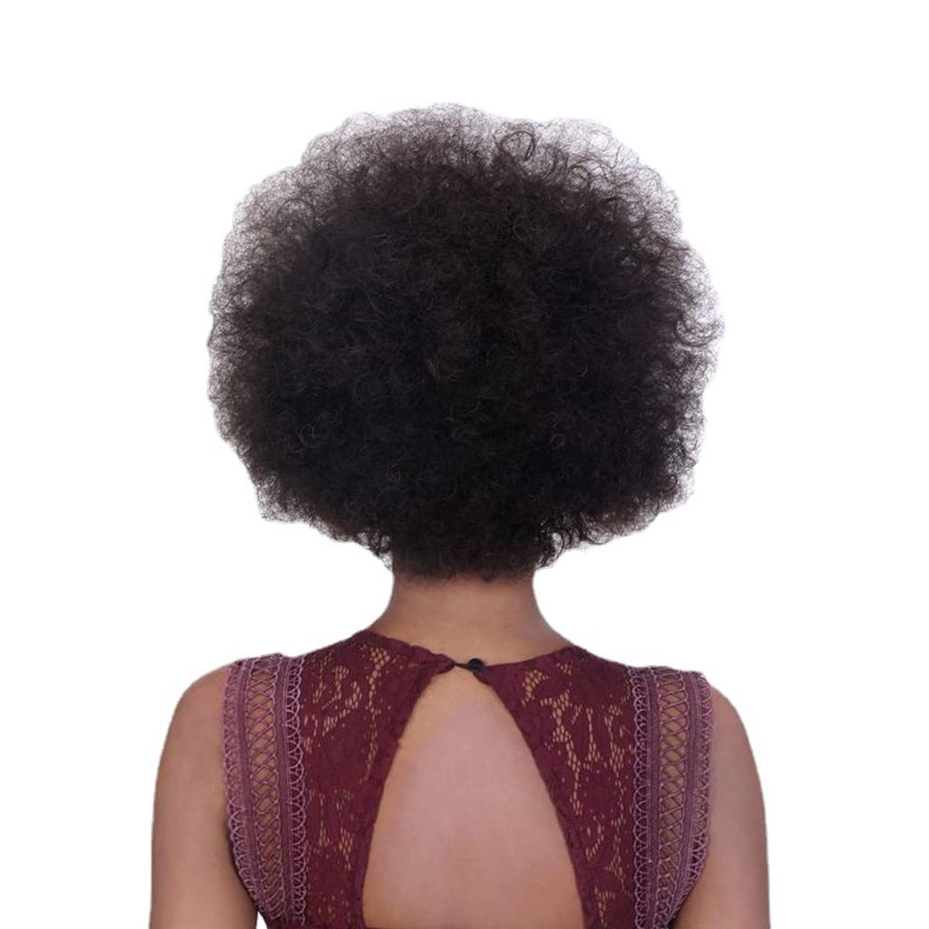 Cheveux bouclés naturels RJJ perruque courte et moelleuse pour changer de style en soirée