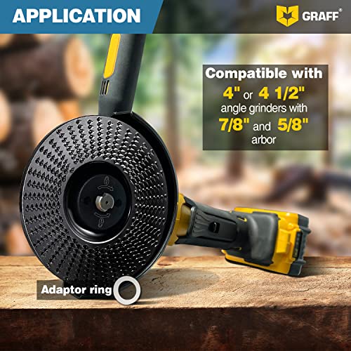 Graff Premium Wood Carving Disc 4 Inch For Angle Grinder thumb #6