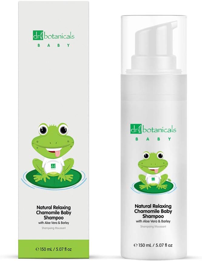 Dr Botanicals Natural Relaxing Chamomile Baby Shampoo with Aloe Vera and Barley 150ml