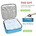 Fun Life Bento Lunch Box, 5 Compartment Insulated Leakproof Meal Prep Container Eco-Friendly Reusable for Men, Women, Adults, Kids with lunch bag(blue)