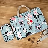 caihuashopping Klasyczna torba na laptopa torby na laptopa, wodoodporna odporna na zarysowania torba na laptopa aktówka notebook torebka damska mężczyźni pokrowiec na tablet (kolor: YH01, rozmiar: 15,6 cala)