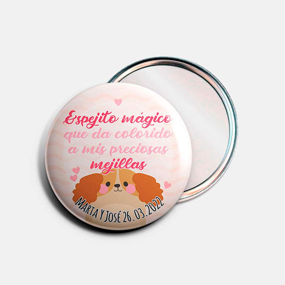 setecientosgramos Chapas Espejo Personalizadas para Bodas | Cheeks (25)