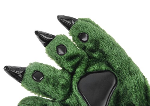 Unisex Halloween Cosplay Gloves Animal Costume Dinasour Cat Paw Claw Wolf Gloves