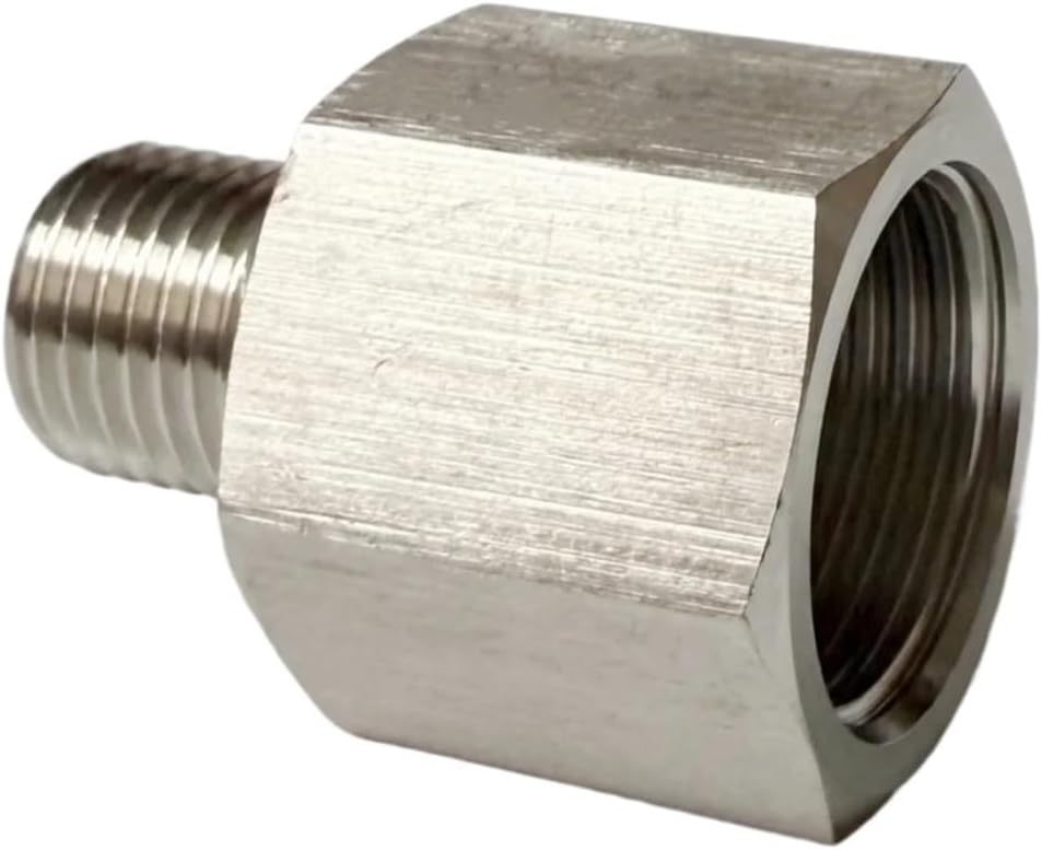 M18x1.5 Female To M12x1.25 Male 304 Stainless Steel Pipe Fitting High Pressure Connector