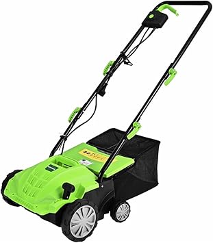 15-Inch Electric Lawn Dethatcher and Scarifier - Thumbnail 2