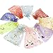 Wuligirl 100 PCS 3.54 by 4.72 inches Mixed Color Heart Organza Gift Bags with Drawstring edding Party Bags Candy Bags Jewelry Bags (100 pcs Mix Heart)
